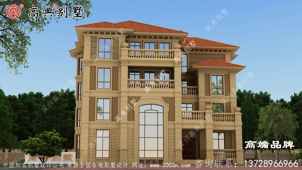农村大户型别墅功能齐全,实用又好看