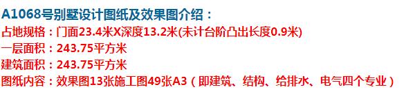 欧式一层别墅，气质十分突出，造价经济。