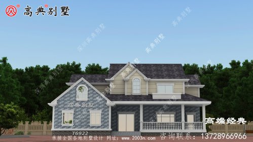 这样的别墅建在青山绿水的老家，清新宜人