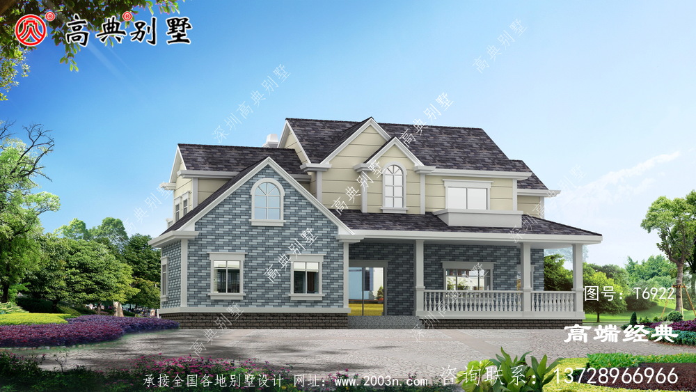 这样的别墅建在青山绿水的老家，清新宜人